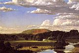 Frederic Edwin Church Famous Paintings - West Rock, New Haven